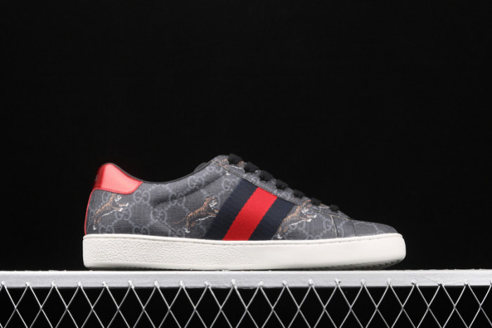 G*u*i jbg leather and sued black and tiger ‎429445 g0k20 1102