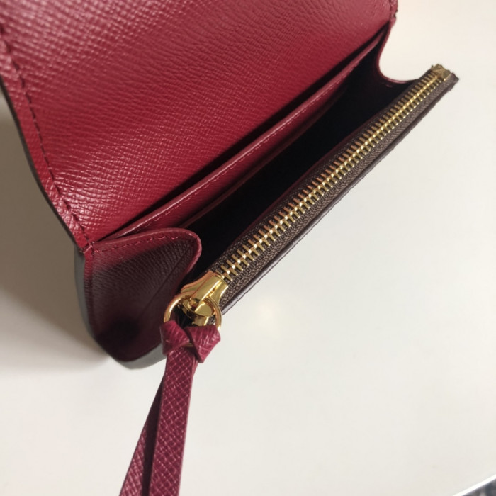 LOUI VUITTO WALLET PURPLE RED M41939 11*8