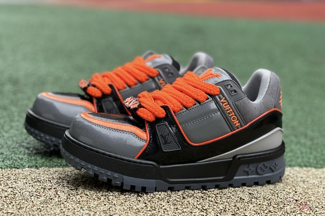 LV TRAINER MAXI Gray orange